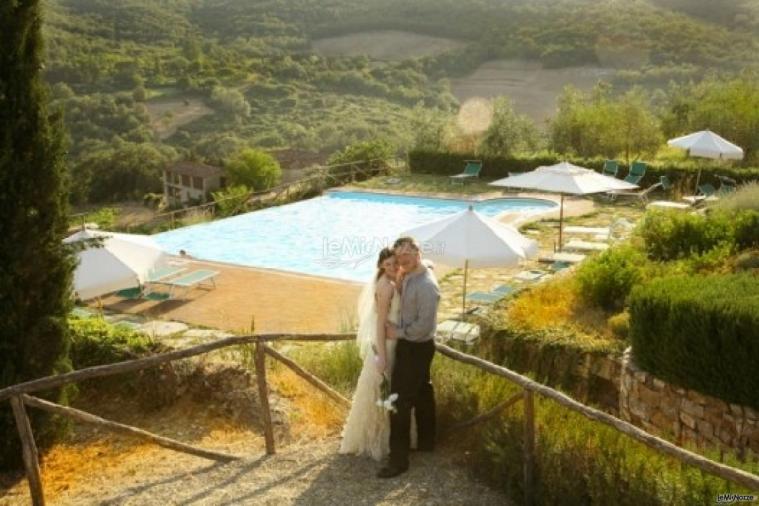 Piscina della location di matrimonio