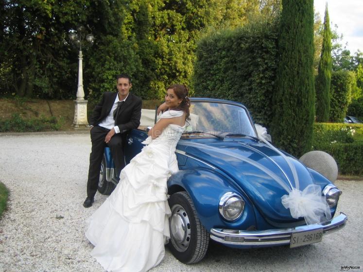Il Maggiolone di Maurizio - Pietro e Sabrina sposi (Montecatini)