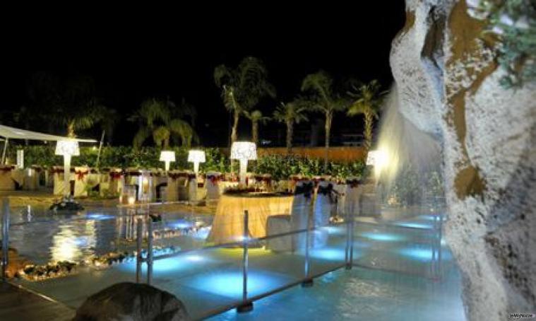 Matrimonio serale a Villa Fabiana