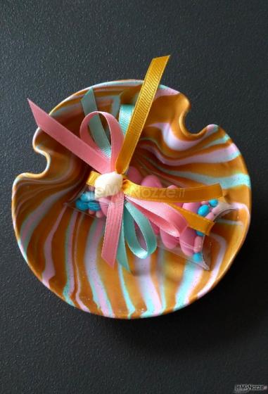 Bomboniere designed astucci di confetti e bonbon coordinati