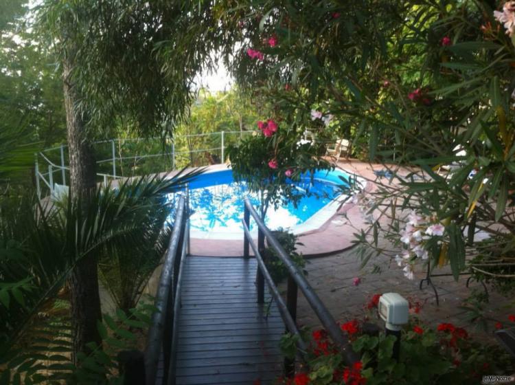 Ingresso alla piscina - Agriturismo Ridocco