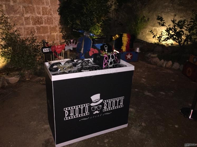 Photo Booth Event - Il desk di Photo Booth con Gadget