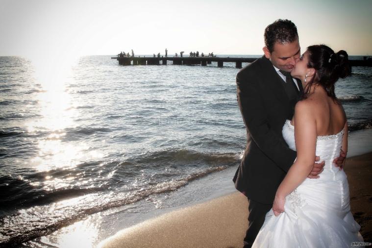 Foto del bacio degli sposi