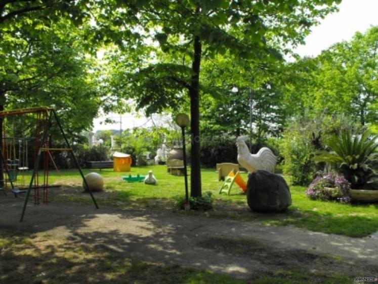 Area gioco per i bambini durante le nozze