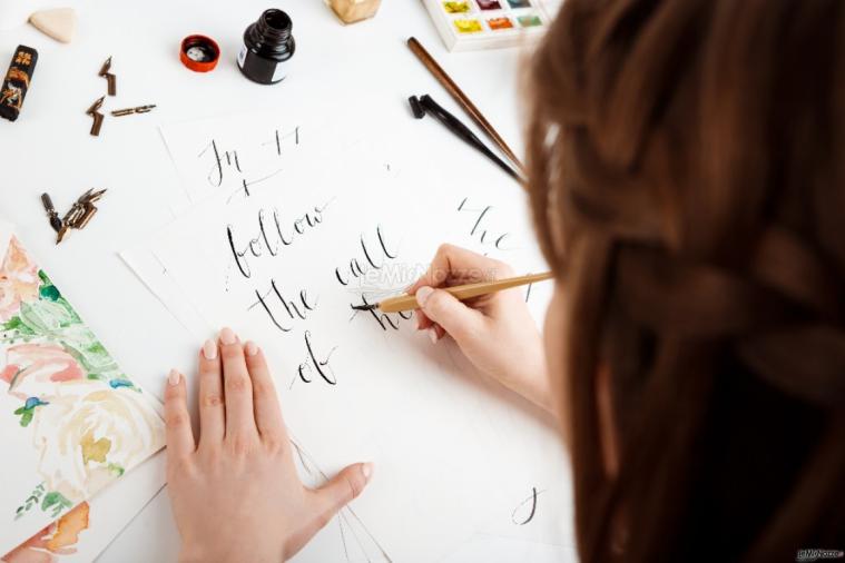 Servizio di Calligrafia per la compilazione delle buste per le partecipazioni - Wedding Planner Milano