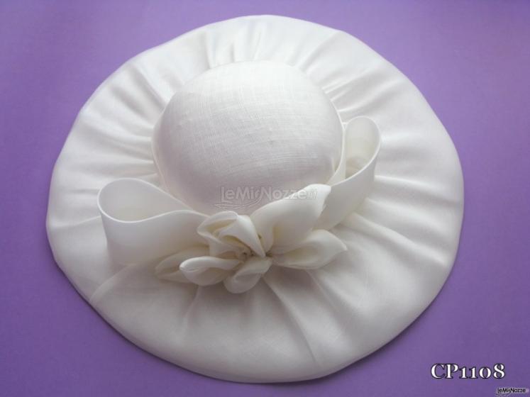 Cappello falda media rivestito in organza e seta - Accessori Pamù