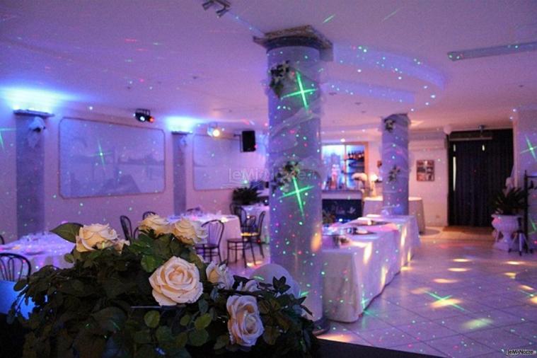 Sala interna per il ricevimento di matrimonio