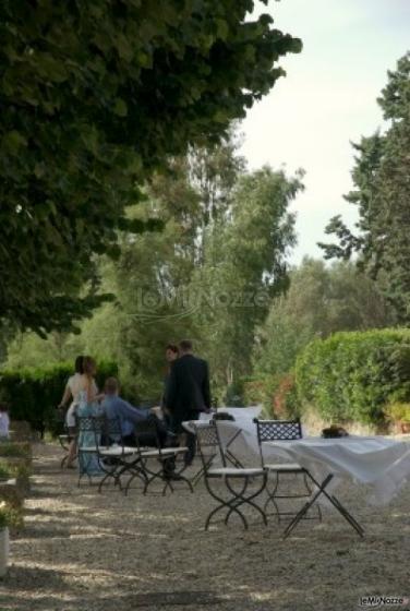 Giardino della location di nozze
