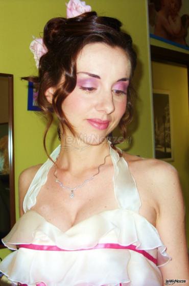 Trucco e acconciatura sposa - Amaranto make up & hair