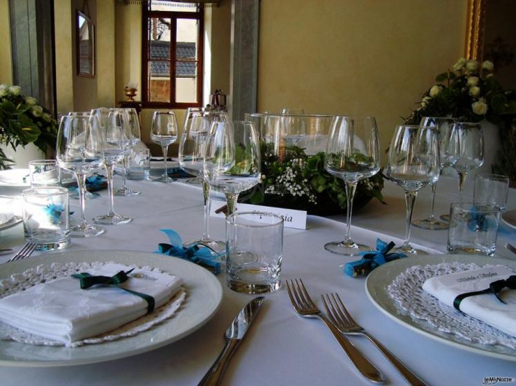 Mise en place elegante per le nozze