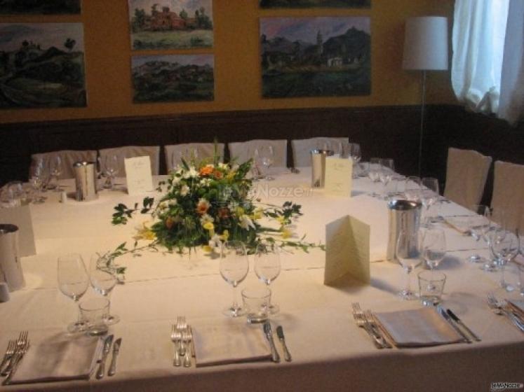 Mise en place matrimonio