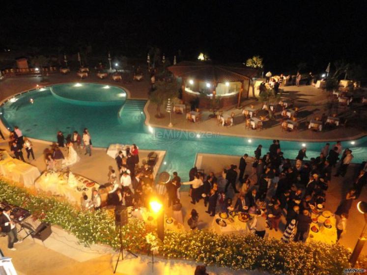 Il Buffet a bordo piscina