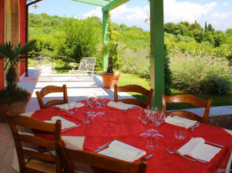 Agriturismo Colle San Felice - Terrazza agriturismo a Verona