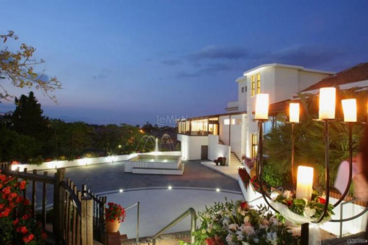 Veduta de La Certosa dei Cavalieri, villa per matrimoni ad Acireale (Catania)