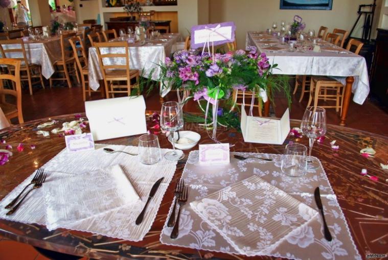 La sala ricevimento dell'Agriturismo Il Murello
