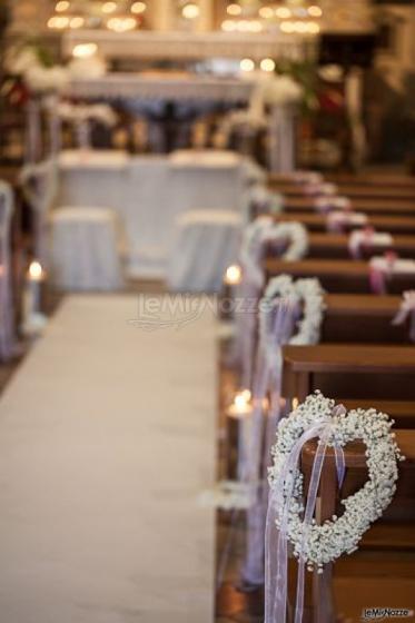 Romantico allestimento per la cerimonia nuziale