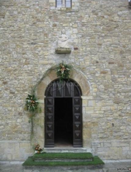 Addobbo chiesa per il matrimonio