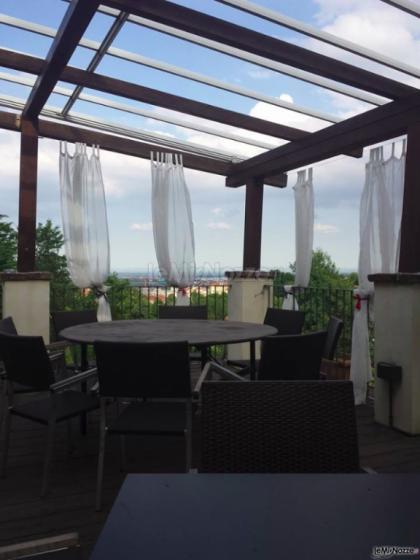 Scorcio del panorama dalla terrazza