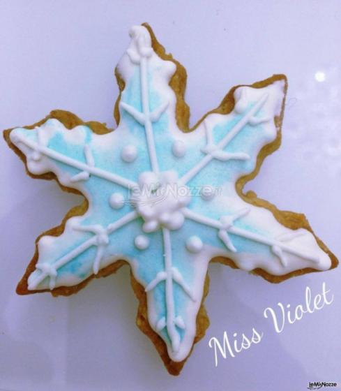 Miss Violet & lo zucchero magico - Biscotti segnaposto per matrimoni