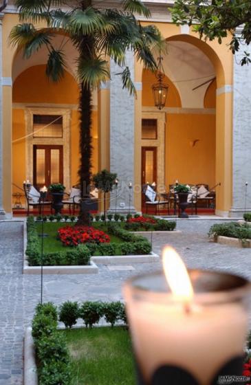 Giardino interno di Palazzo Cardinal Cesi