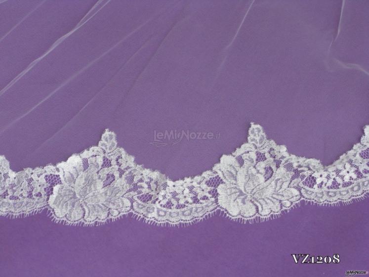 Velo tulle con pizzo chantilly - Accessori Pamù