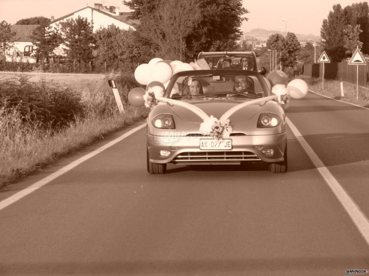 Paolo Guidi - La Fiat Barchetta Spider per il matrimonio - In strada