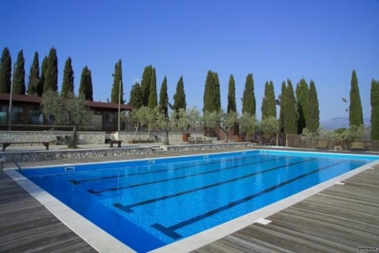 Piscina della location di matrimonio