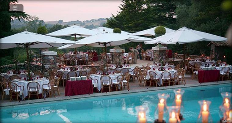 Ricevimenti di nozze a bordo piscina