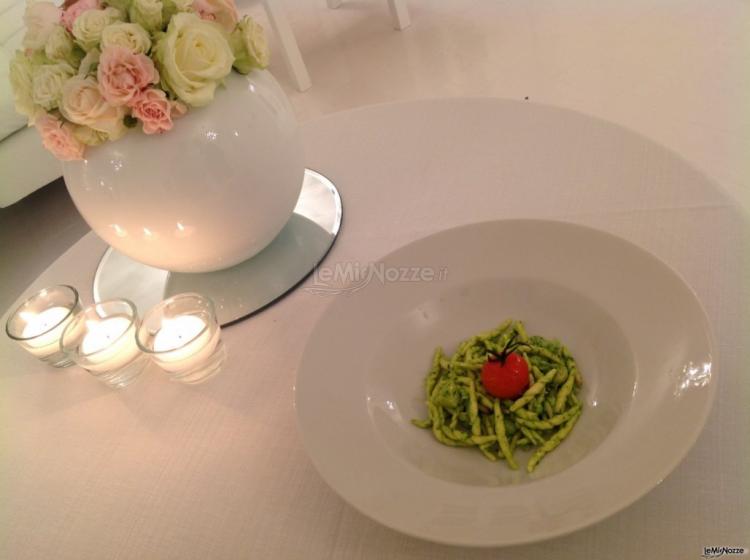 New Team Banqueting - Trofie con crema di basilico