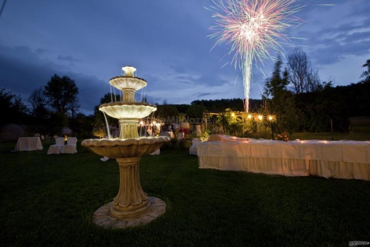 Fuochi d'artificio al matrimonio