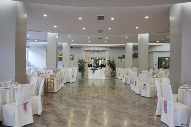 Sala ricevimenti dell'Hotel Ristorante Acquario
