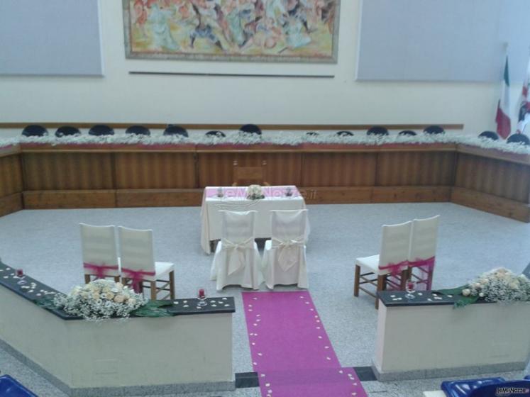 Allestimento cerimonia civile - Cartoleria Mafalda