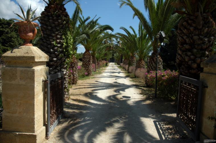 Viale d'ingresso del residence