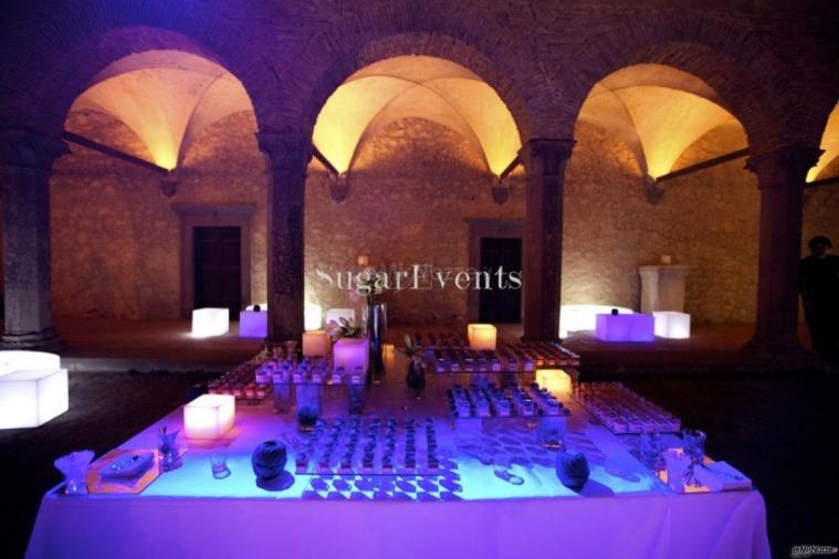 Allestimento del tavolo del finger food