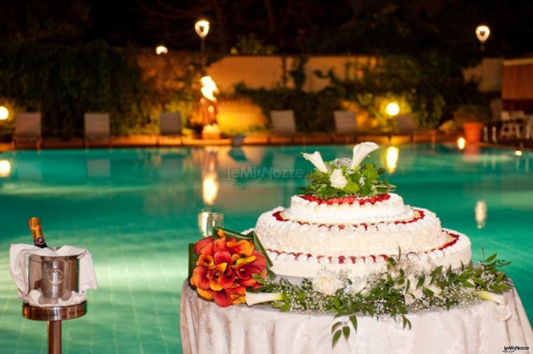 Per chi ama un aperitivo e taglio della torta a bordo piscina - Marry & Co.