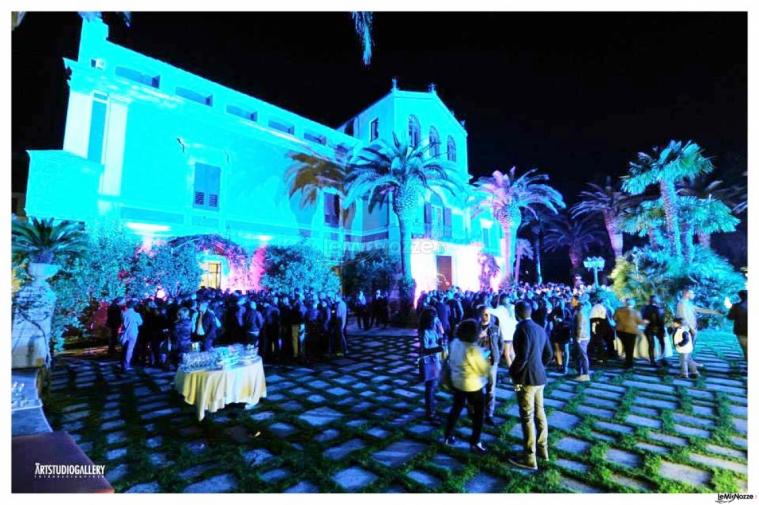 Matrimonio serale a Villa Fenicia