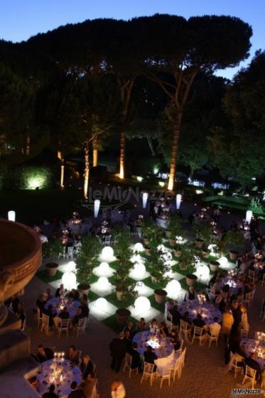 Ricevimento di matrimonio in pineta