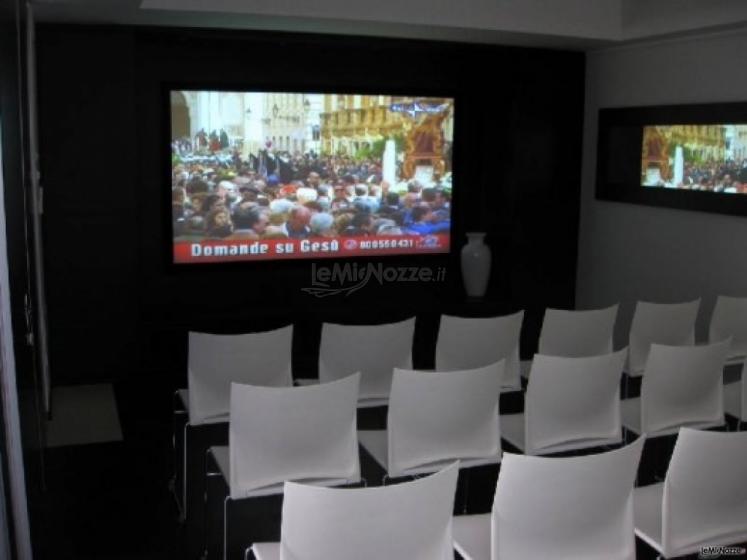 Sala cinema dell'attico