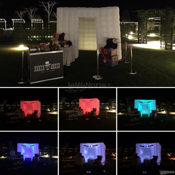 Photo Booth Event - Allestimento Top della cabina luminosa