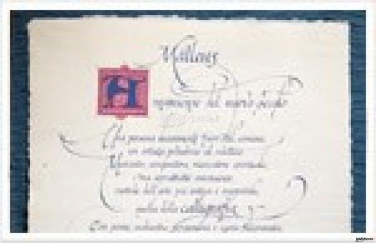 Antica Bottega Amanuense - Partecipazione di matrimonio