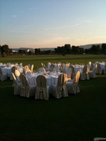 Ricevimento di matrimonio nel campo da golf della Masseria