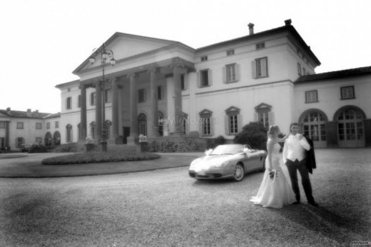 Panoramica della Villa Caroli Zanchi a Stezzano (Bergamo)