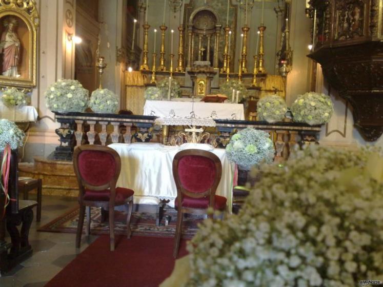 Addobbi floreali per il matrimonio chiesa
