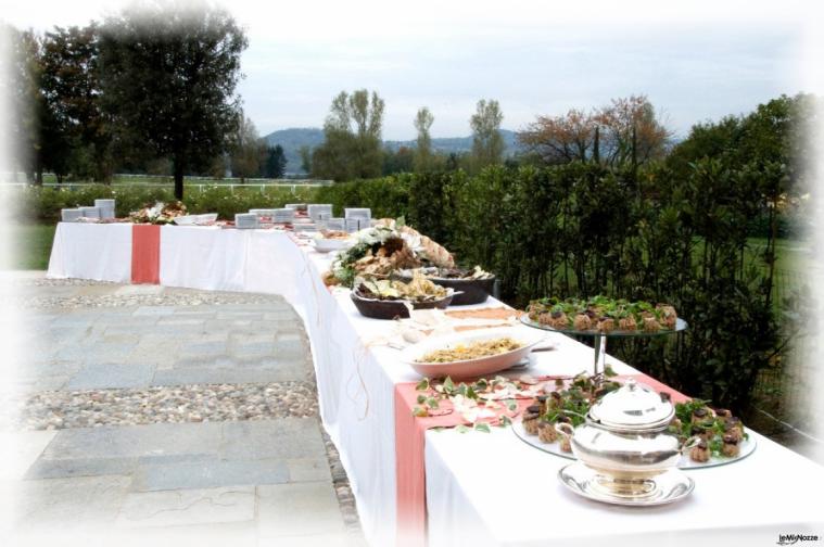 Aperitivo a buffet per il matrimonio