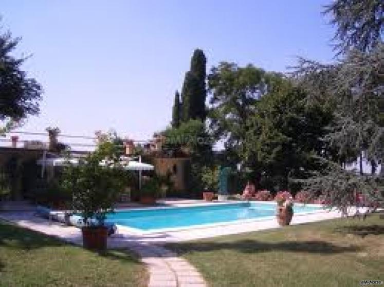 La piscina della villa