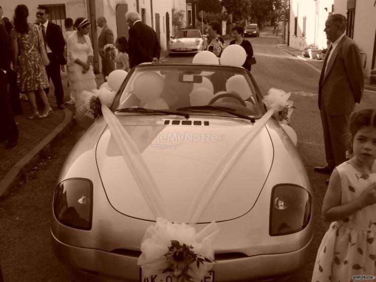 Paolo Guidi - La Fiat Barchetta Spider per il matrimonio - Addobbo