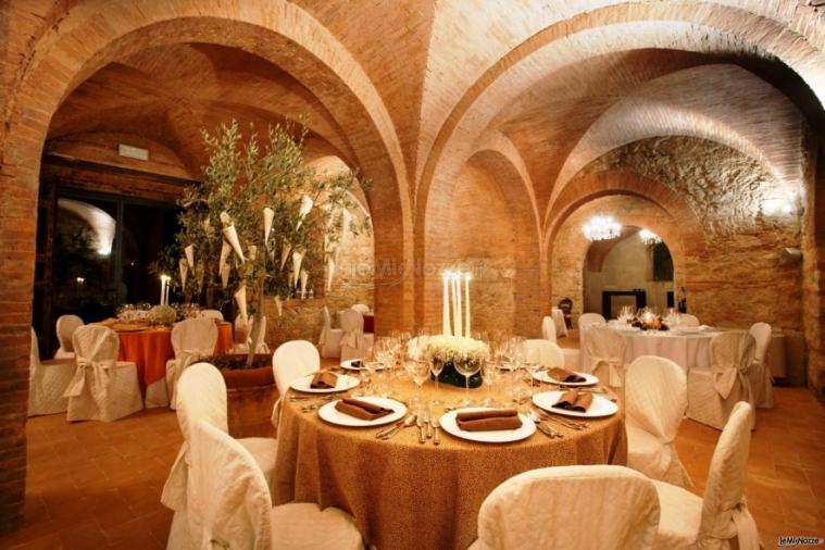 Sala interna con soffitto a volte
