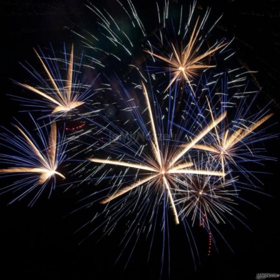 Fuochi d'artificio per il matrimonio