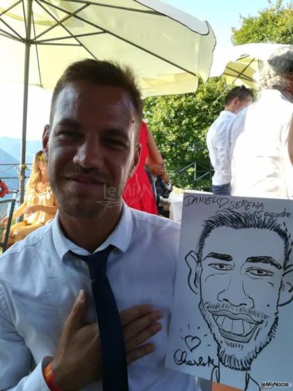 Caricature Charlotte - Ritratti e caricature dal vivo per matrimoni a Verona