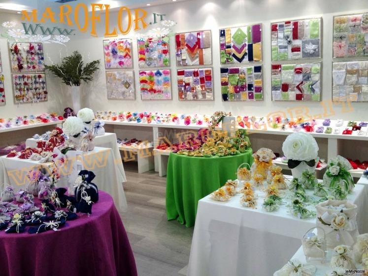 Sacchetti porta confetti colorati per il matrimonio